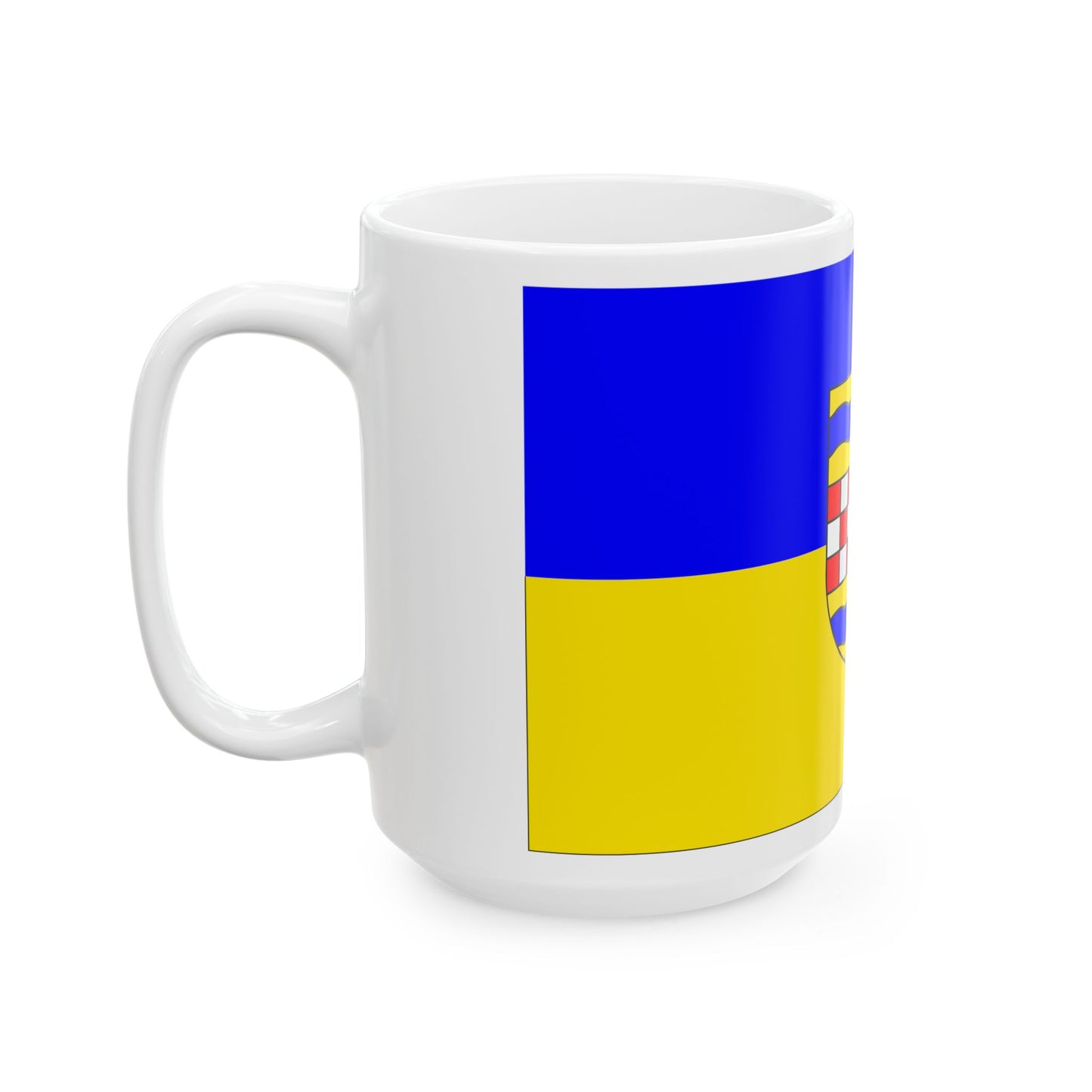 Flag of Ennepe Ruhr 2 Germany - White Coffee Mug-Go Mug Yourself