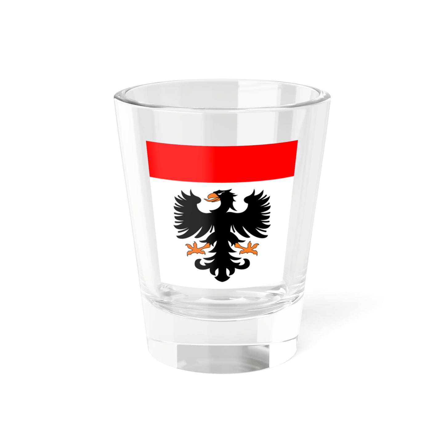 Flag of Aarau Switzerland - Shot Glass 1.5oz