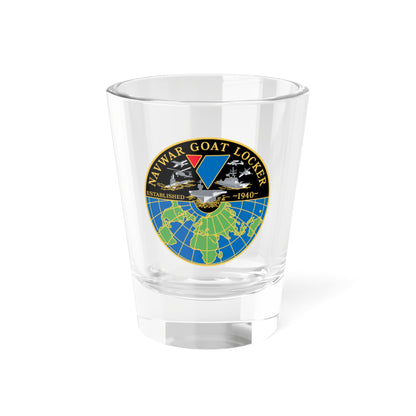 NAVWAR Goat Locker (U.S. Navy) Shot Glass 1.5oz