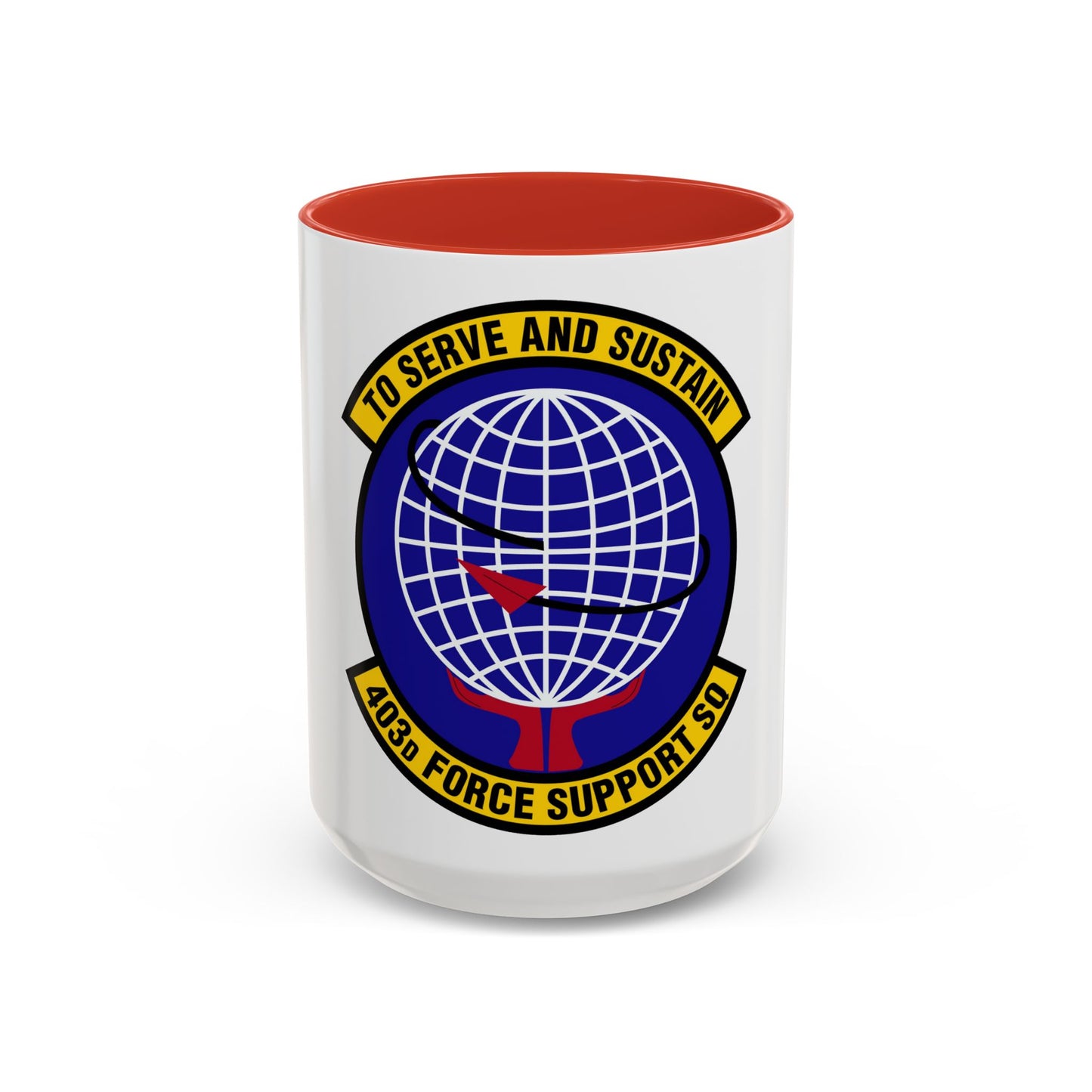403 Force Support Squadron AFRC (U.S. Air Force) Accent Coffee Mug