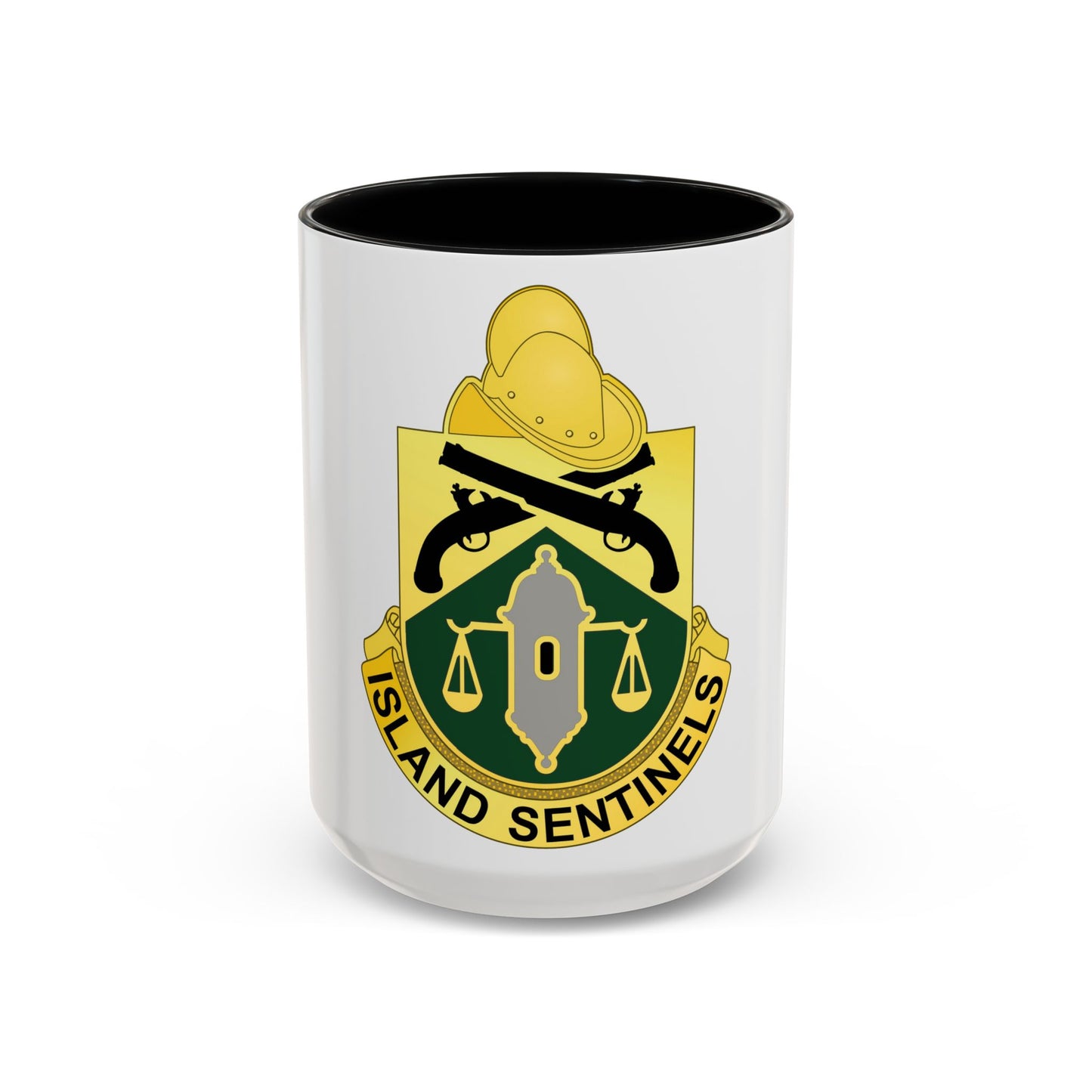 124 Military Police Battalion (U.S. Army) Accent Coffee Mug