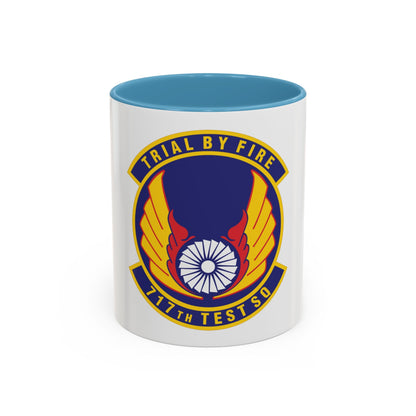 717th Test Squadron (U.S. Air Force) Accent Coffee Mug