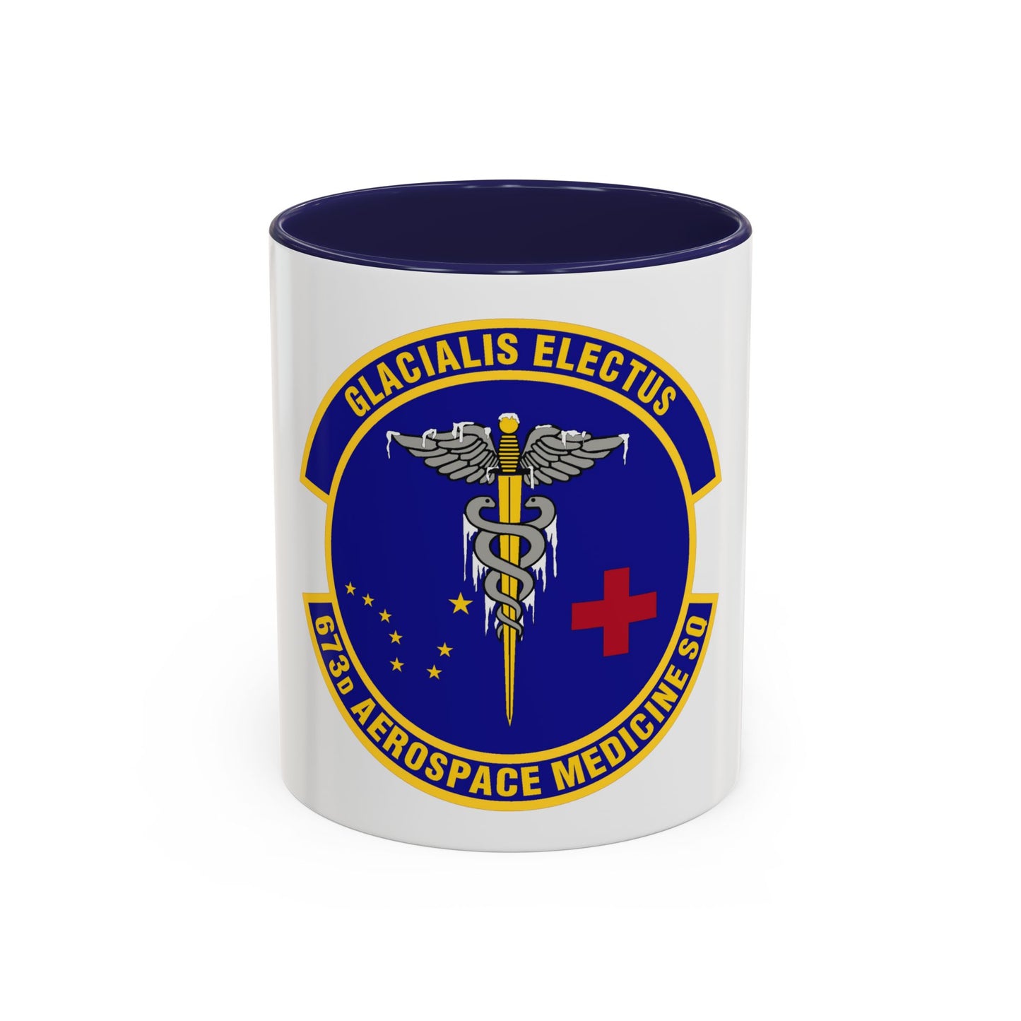 673d Aerospace Medicine Squadron (U.S. Air Force) Accent Coffee Mug