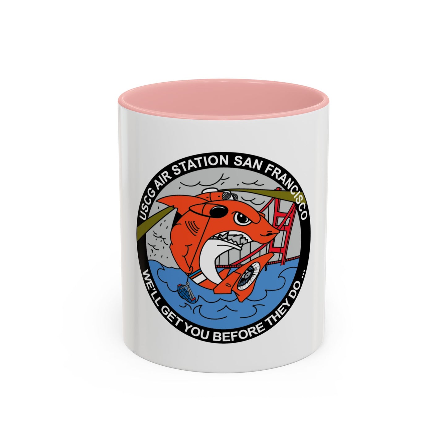 USCG Air Station San Francisco 2 (U.S. Coast Guard) Accent Coffee Mug