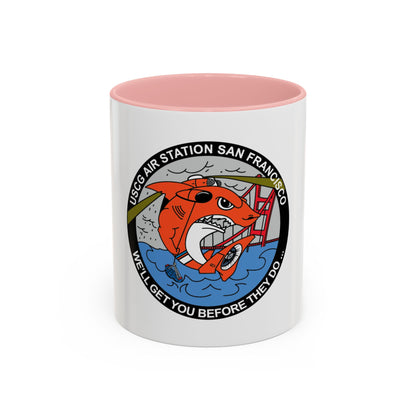 USCG Air Station San Francisco 2 (U.S. Coast Guard) Accent Coffee Mug
