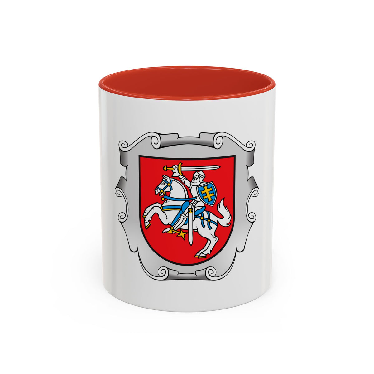 Coat of arms of the Ministry of the Interior of Lithuania - Accent Coffee Mug