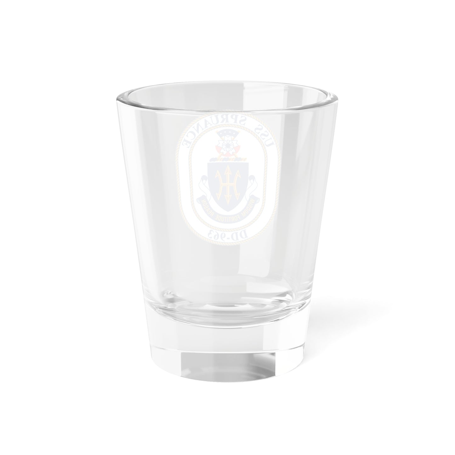 USS Spruance DD 963 (U.S. Navy) Shot Glass 1.5oz