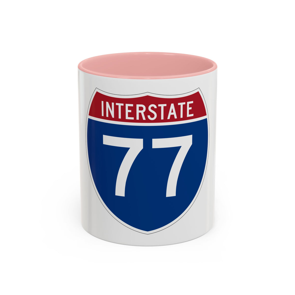 Interstate 77 (U.S. Highways) Accent Coffee Mug
