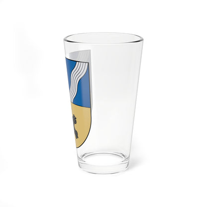 Kupiškis COA (Lithuania) (Coat of Arms) Pint Glass 16oz