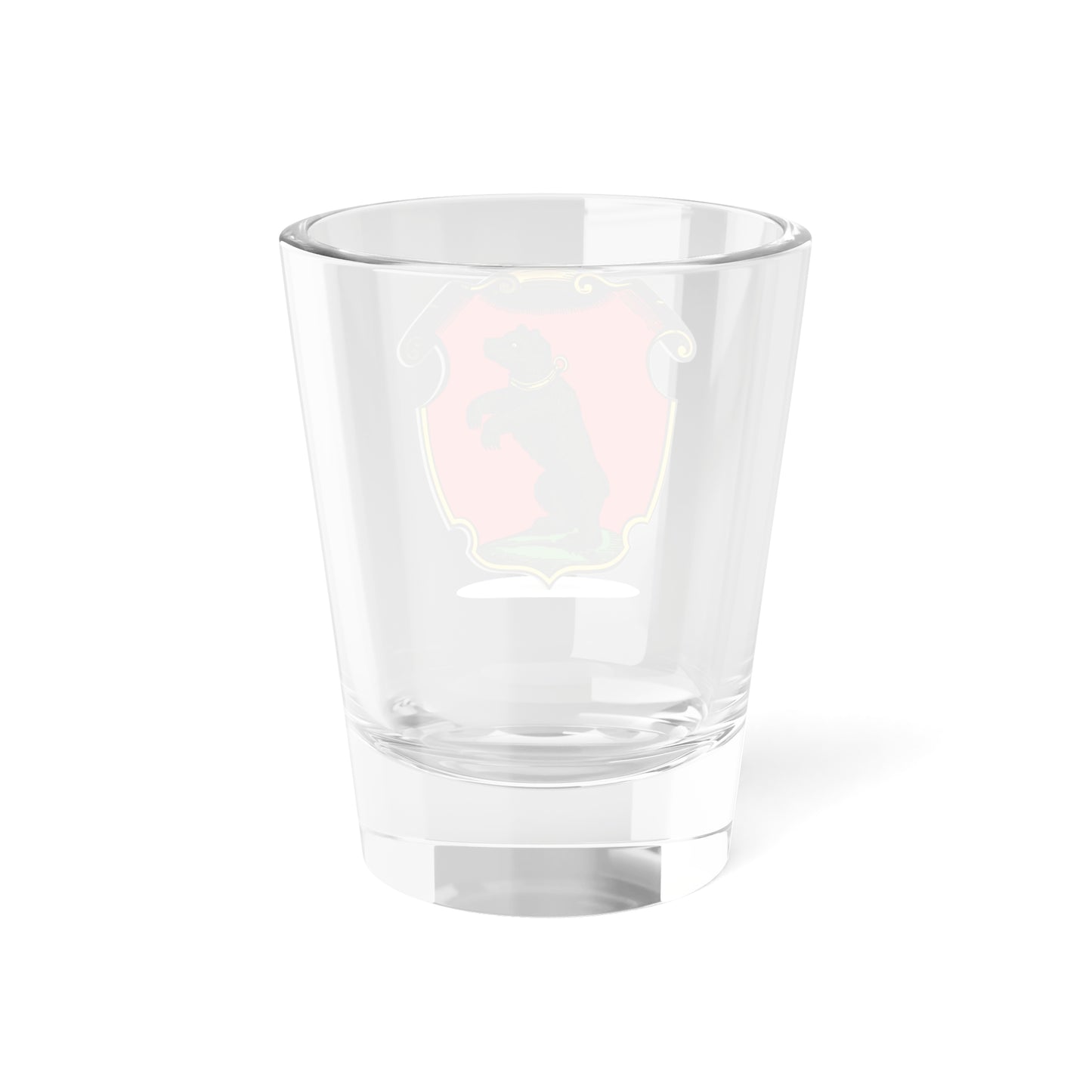 Herbarz Kaspra Niesieckiego Жемайтское староство (Lithuania) (Coat of Arms) Shot Glass 1.5oz