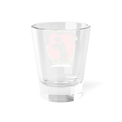 Herbarz Kaspra Niesieckiego Жемайтское староство (Lithuania) (Coat of Arms) Shot Glass 1.5oz