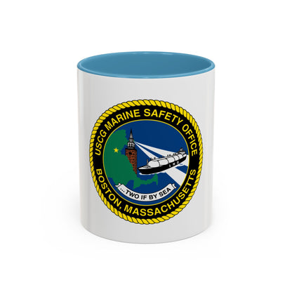 USCG MSO Boston Marine Safety Office (U.S. Coast Guard) Accent Coffee Mug