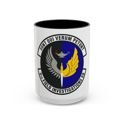 9th Field Investigations Squadron (U.S. Air Force) Accent Coffee Mug