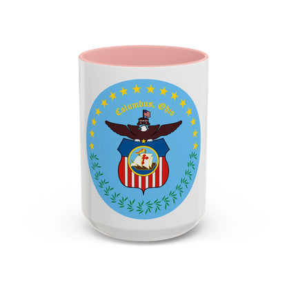 Seal of Columbus Ohio - Accent Coffee Mug