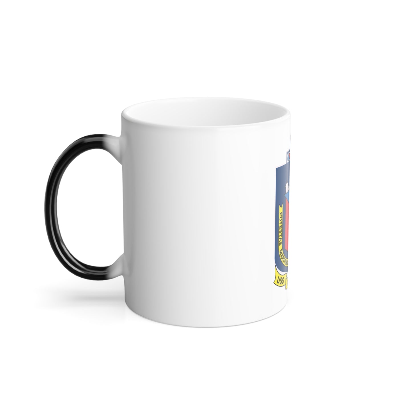 USS Austin LPD 4 Potestas Maritimas Per Mobilitate (U.S. Navy) Color Changing Mug 11oz