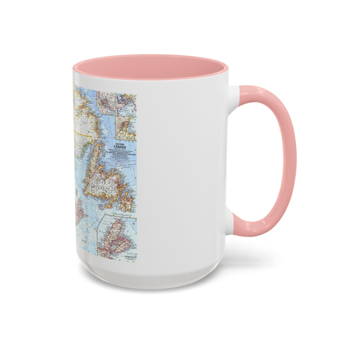 Canada - Eastern (1967) (Map) Accent Coffee Mug