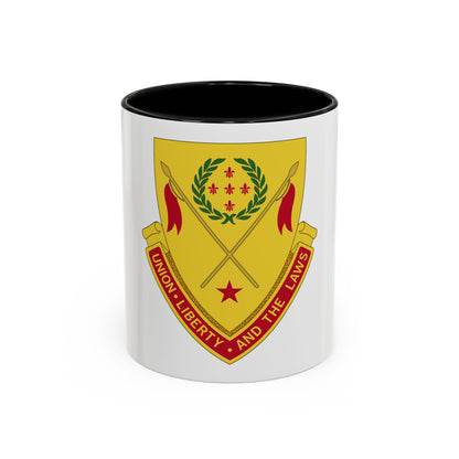 180th Field Artillery Battalion (U.S. Army) Accent Coffee Mug