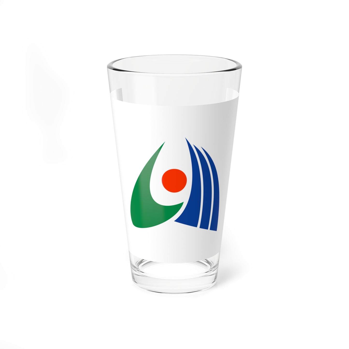 Flag of Mukawa Hokkaido (Japan) Pint Glass 16oz