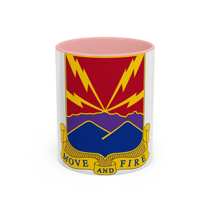 593rd Field Artillery Battalion (U.S. Army) Accent Coffee Mug