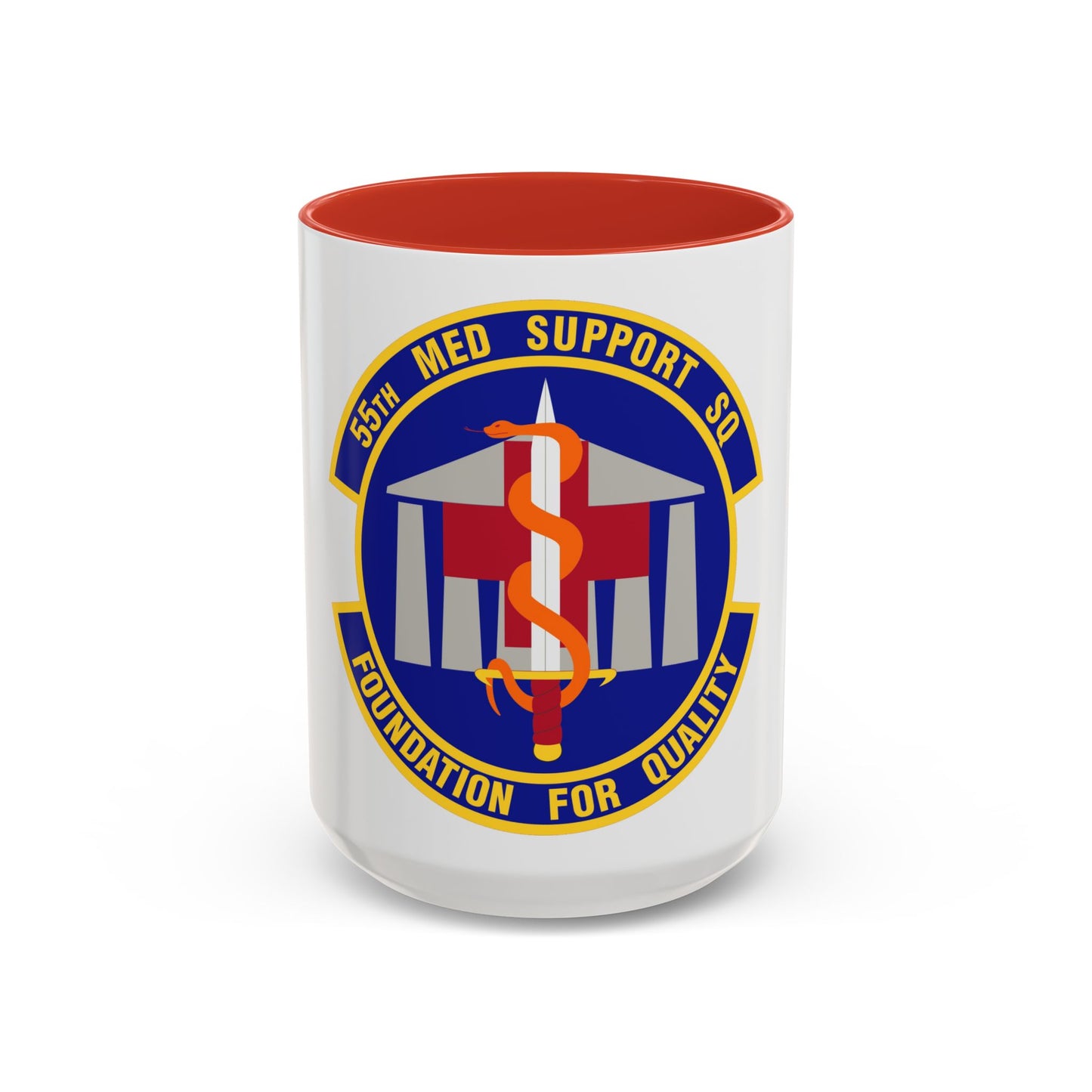 55th Medical Support Squadron (U.S. Air Force) Accent Coffee Mug