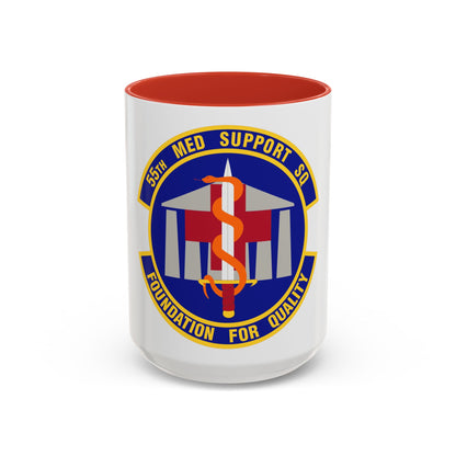 55th Medical Support Squadron (U.S. Air Force) Accent Coffee Mug