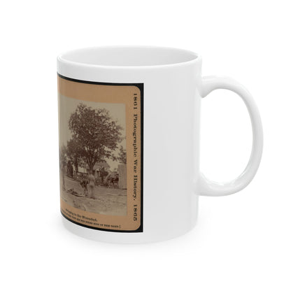 Bringing In The Wounded (U.S. Civil War) White Coffee Mug