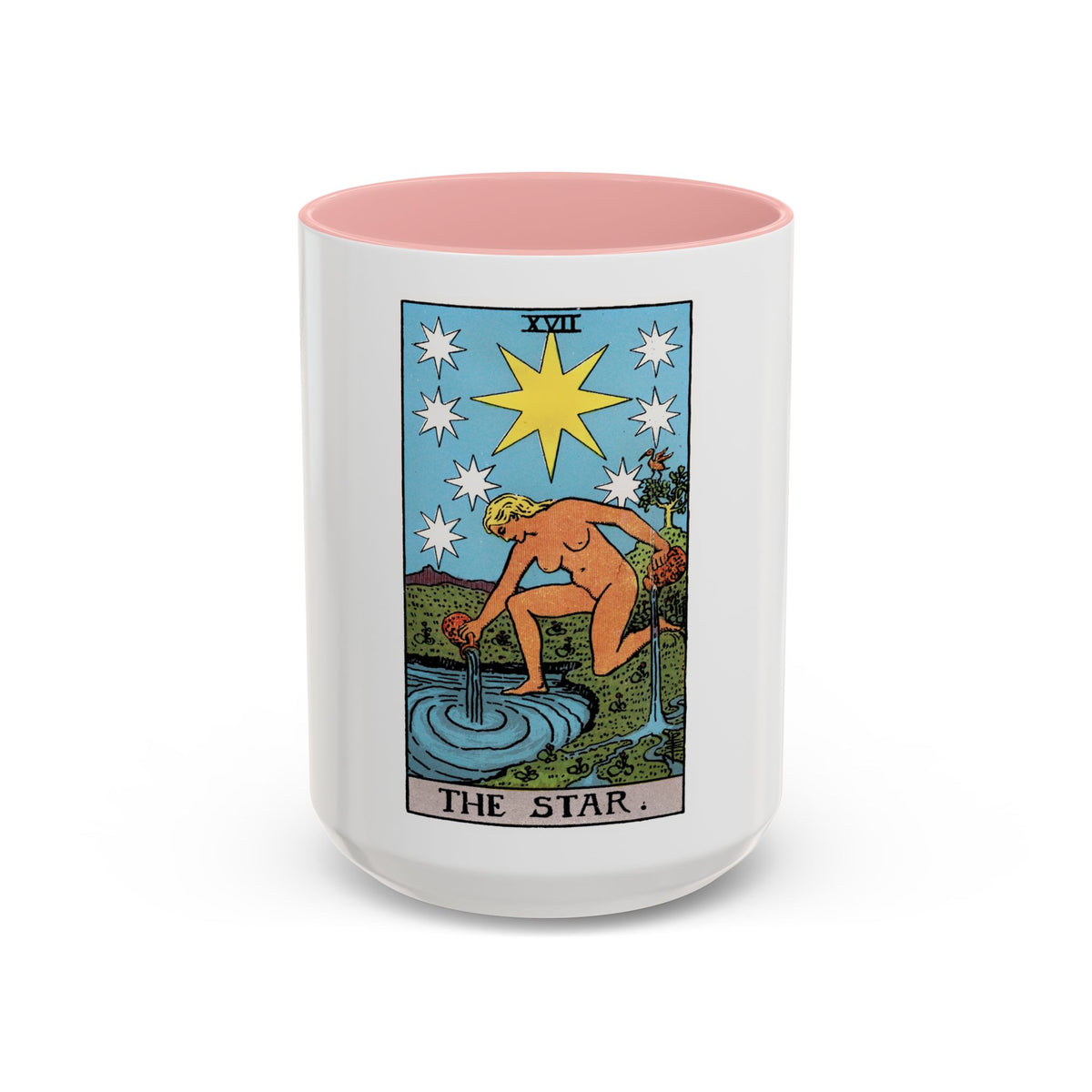The Star (Tarot Card) Accent Coffee Mug