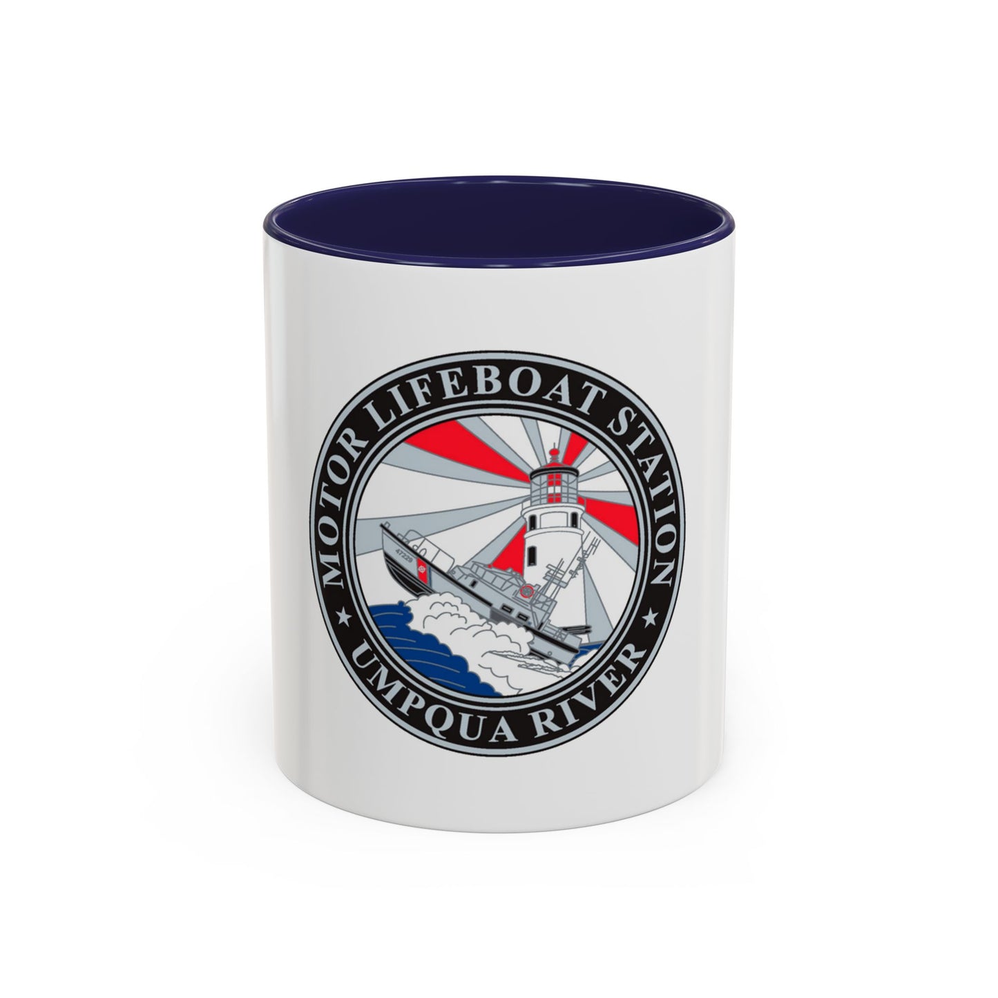 MLSTA Umpqua River (U.S. Coast Guard) Accent Coffee Mug