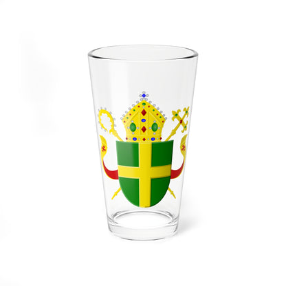 Wapen bisdom Groningen-Leeuwarden (Netherlands) (Coat of Arms) Pint Glass 16oz