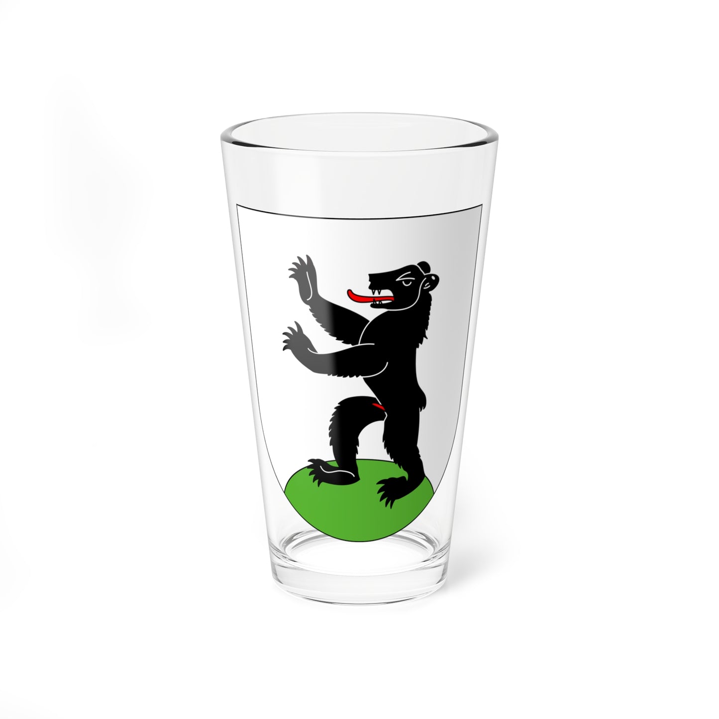 Bühler-coat of arms (Switzerland) (Coat of Arms) Pint Glass 16oz