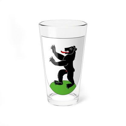 Bühler-coat of arms (Switzerland) (Coat of Arms) Pint Glass 16oz