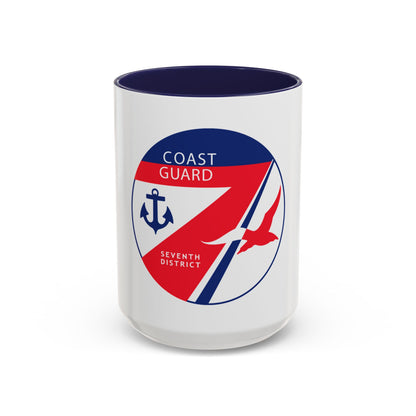 Coast Guard Seventh District (U.S. Coast Guard) Accent Coffee Mug
