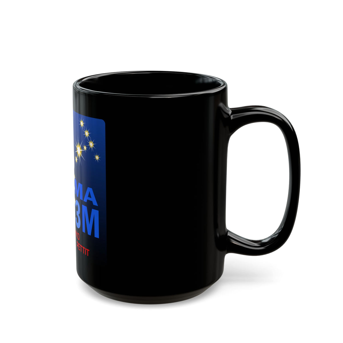 Soyuz TMA-03M (Soyuz Programme) Black Coffee Mug