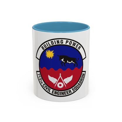 712th Civil Engineer Squadron (U.S. Air Force) Accent Coffee Mug