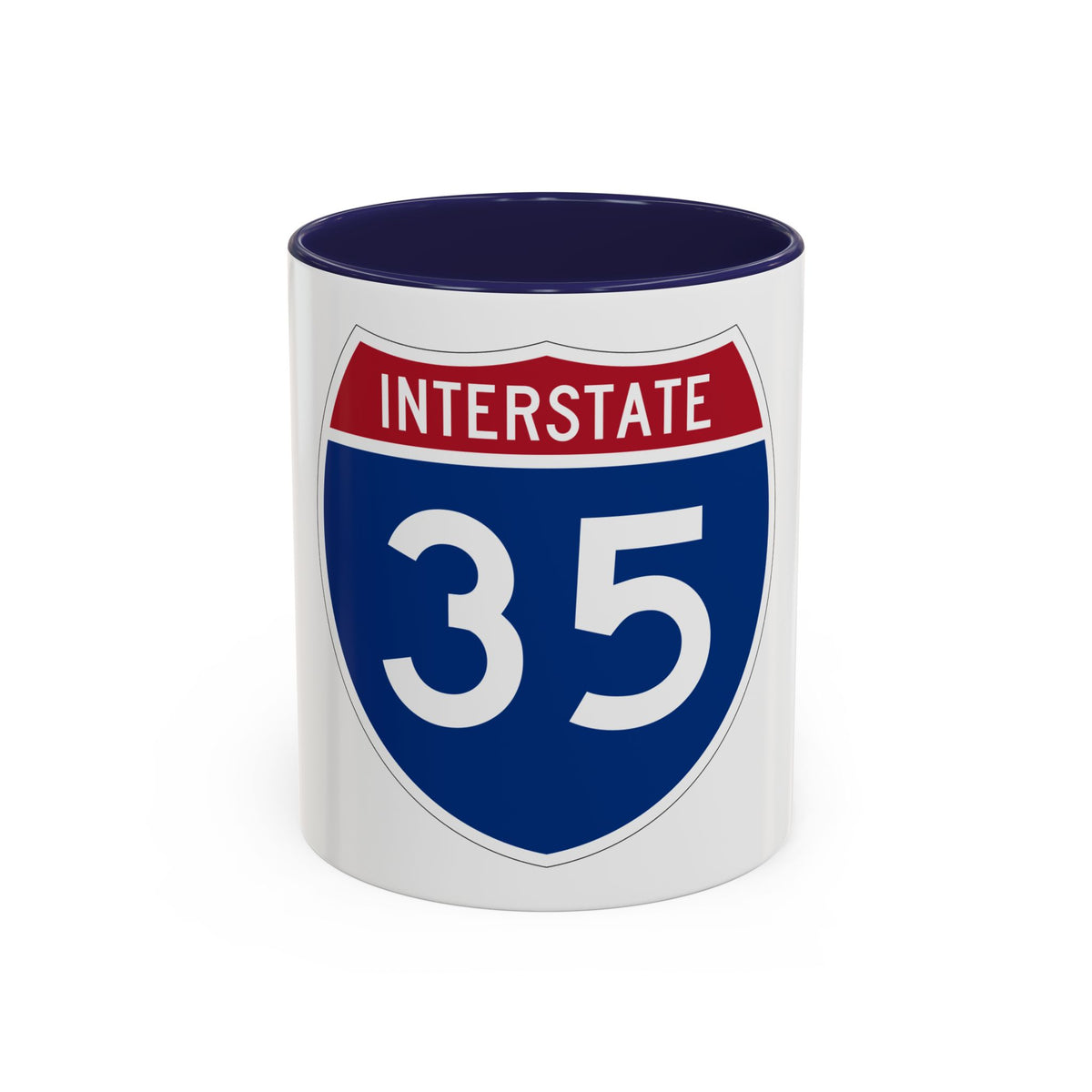 Interstate 35 (U.S. Highways) Accent Coffee Mug