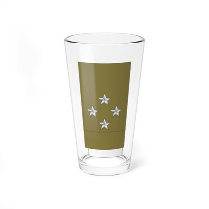 France Army OF 8 Sleeve WW2 (Military Rank) Pint Glass 16oz