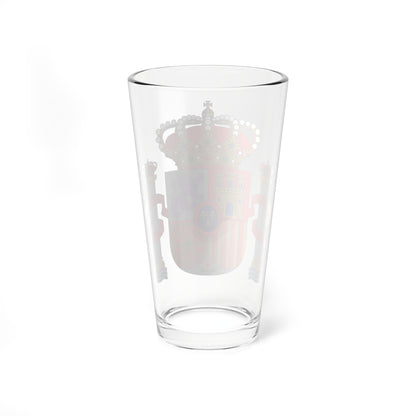 Escudo de España nuevo diseño (Spain) (Coat of Arms) Pint Glass 16oz