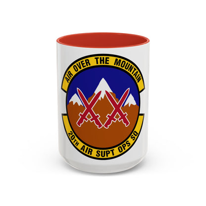 20 Air Support Operations Squadron ACC (U.S. Air Force) Accent Coffee Mug