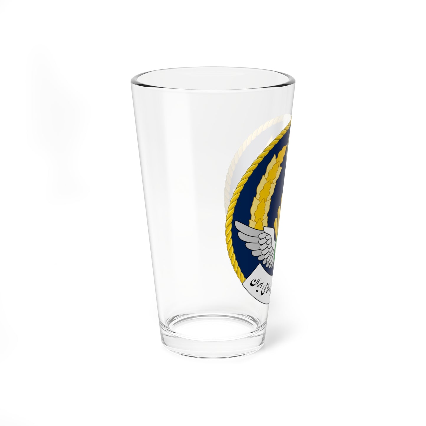 Seal of the Islamic Republic of Iran Air Force (Iran) (Coat of Arms) Pint Glass 16oz