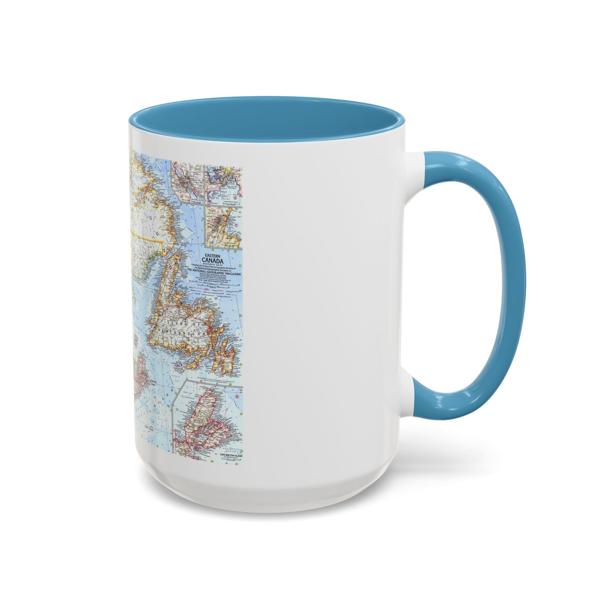 Canada - Eastern (1967) (Map) Accent Coffee Mug