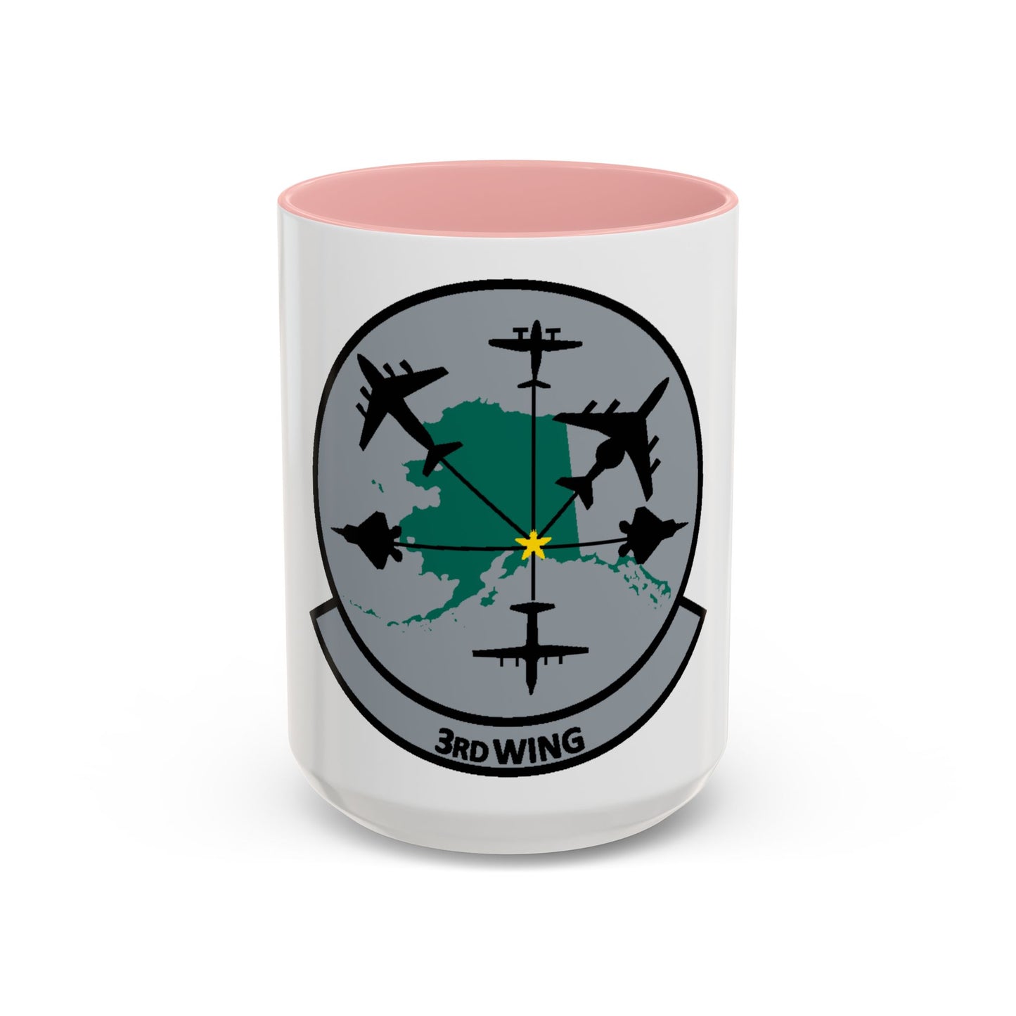 3rd Wing v2 (U.S. Air Force) Accent Coffee Mug