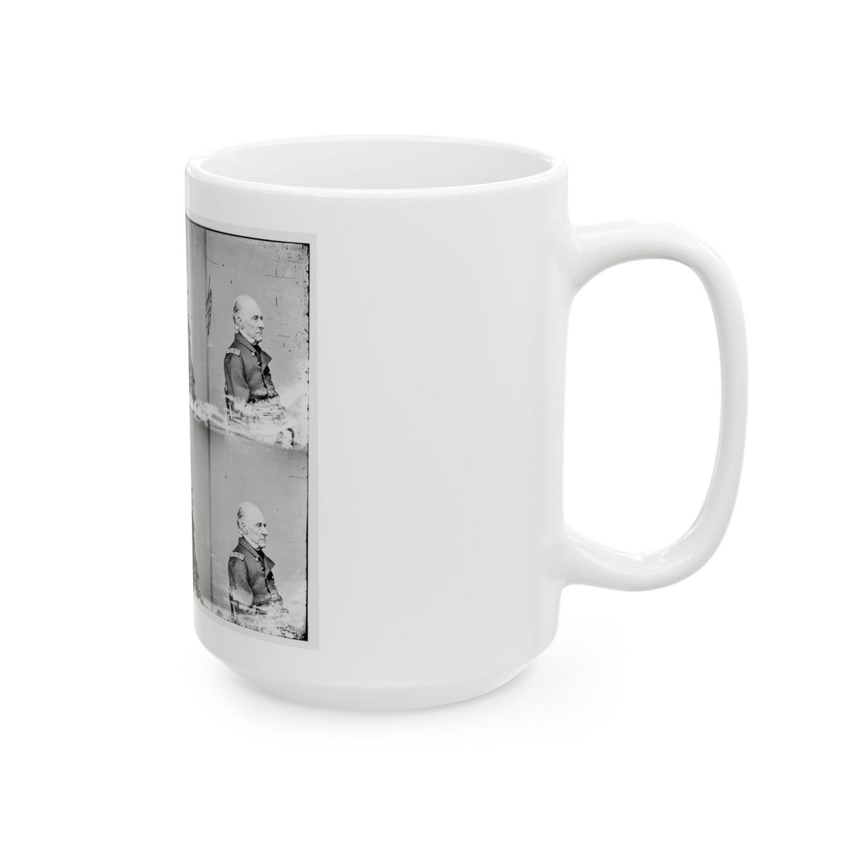 Adml. Shubrick, U.S.N. (U.S. Civil War) White Coffee Mug