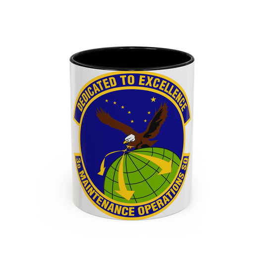 3d Maintenance Operations Squadron (U.S. Air Force) Accent Coffee Mug