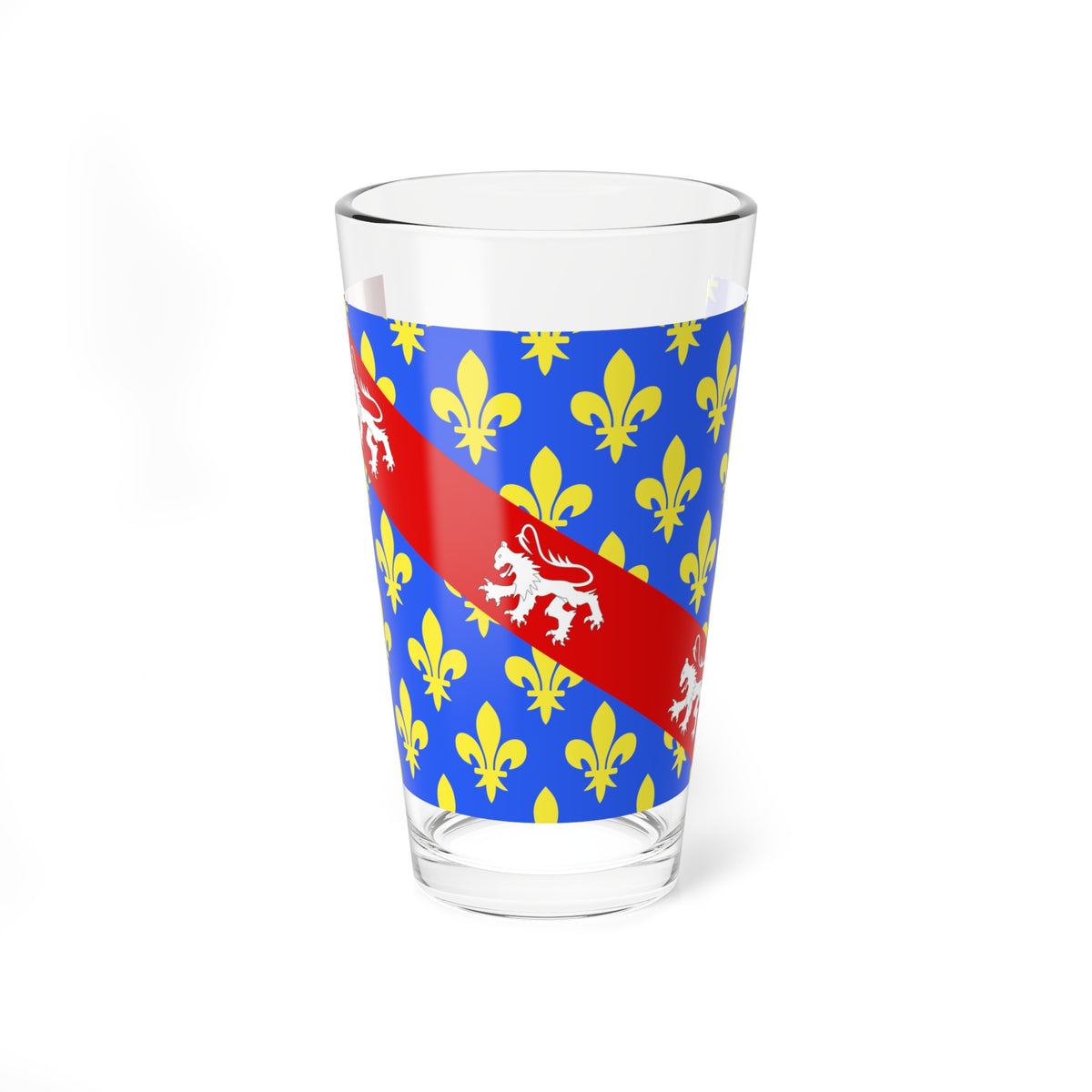 Drapeau fr departement Creuse (France) Pint Glass 16oz