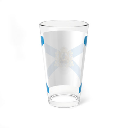 Flag of Arkhangelsk Oblast (Russia) Pint Glass 16oz