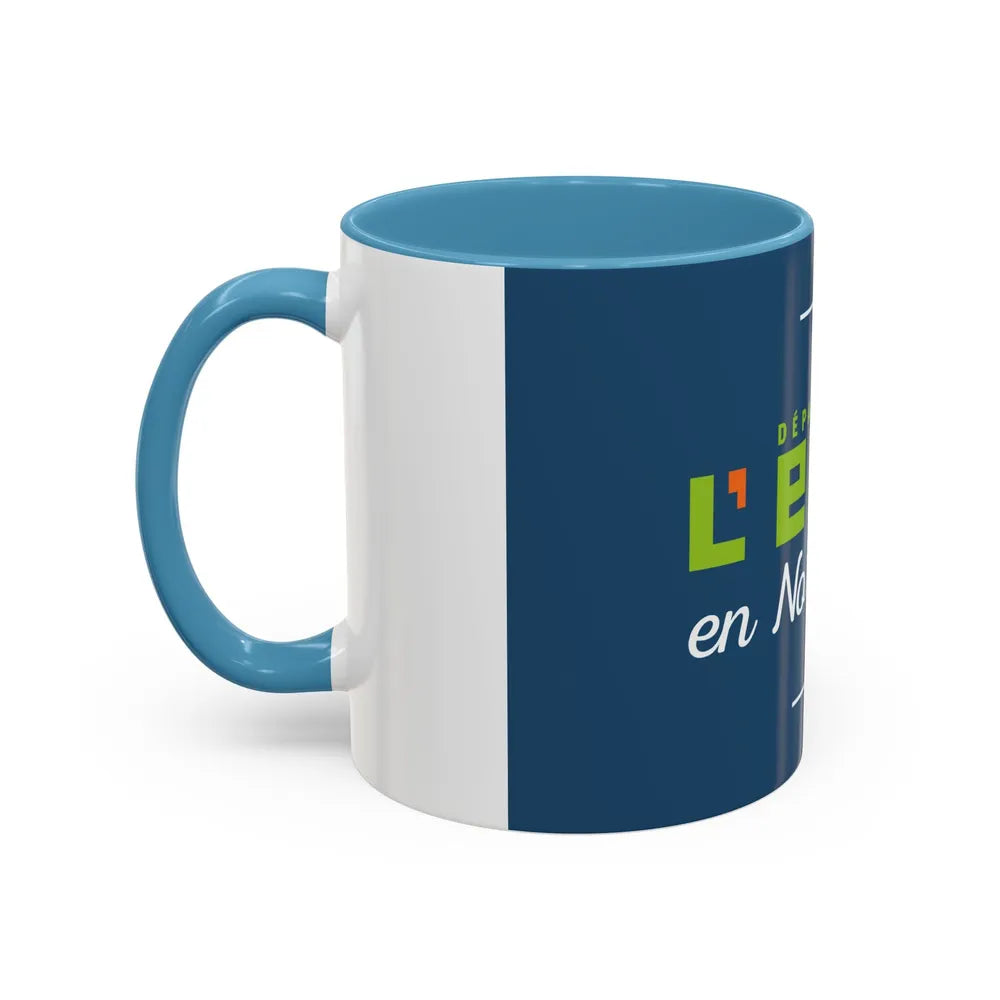 Flag of Eure France - Accent Coffee Mug-Go Mug Yourself