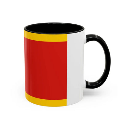 Flag of Kielce Poland - Accent Coffee Mug-Go Mug Yourself