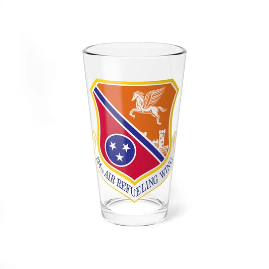 134th Air Refueling Wing (U.S. Air Force) Pint Glass 16oz 16oz - Go Mug Yourself