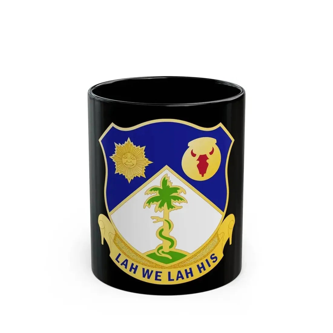 134th Cavalry Regiment (U.S. Army) Black Coffee Mug 11oz - Go Mug Yourself