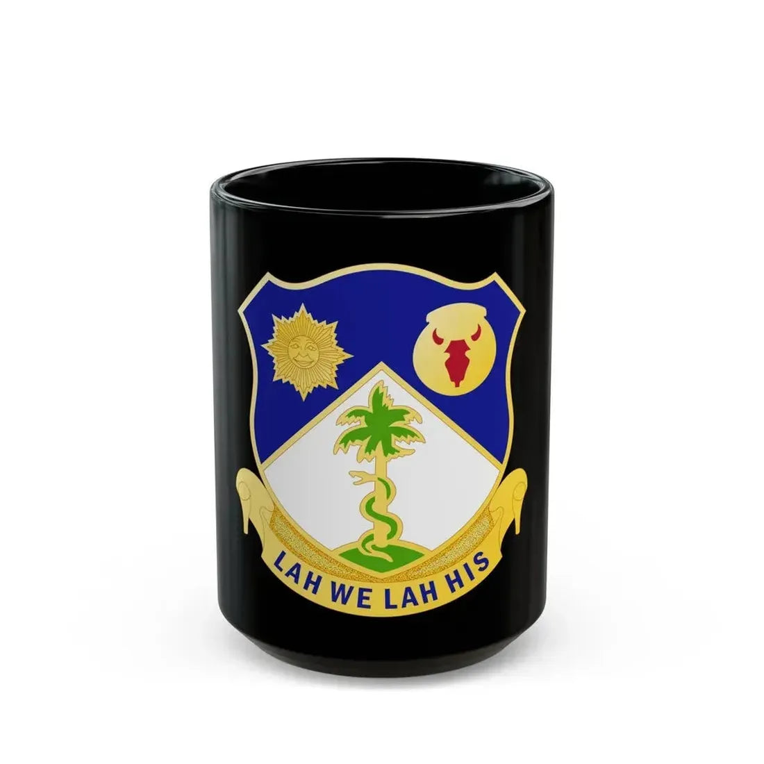 134th Cavalry Regiment (U.S. Army) Black Coffee Mug 15oz - Go Mug Yourself